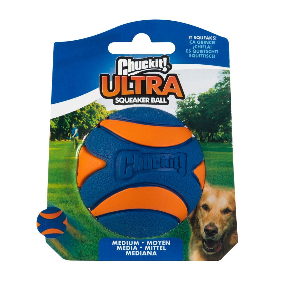 Chuckit! Ultra Squeaker Pelota con Sonido y Rebote para perros, , large indicador imagen numero 1